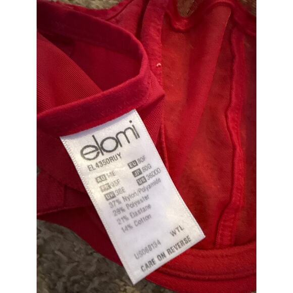 ELOMI red bra size 36DDD - Picture 5 of 5